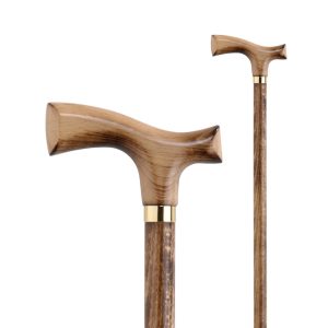 Classic cane. Pale beechwood stick and handle.