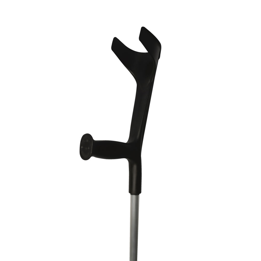Adjustable aluminum black crutch English cane - Image 2