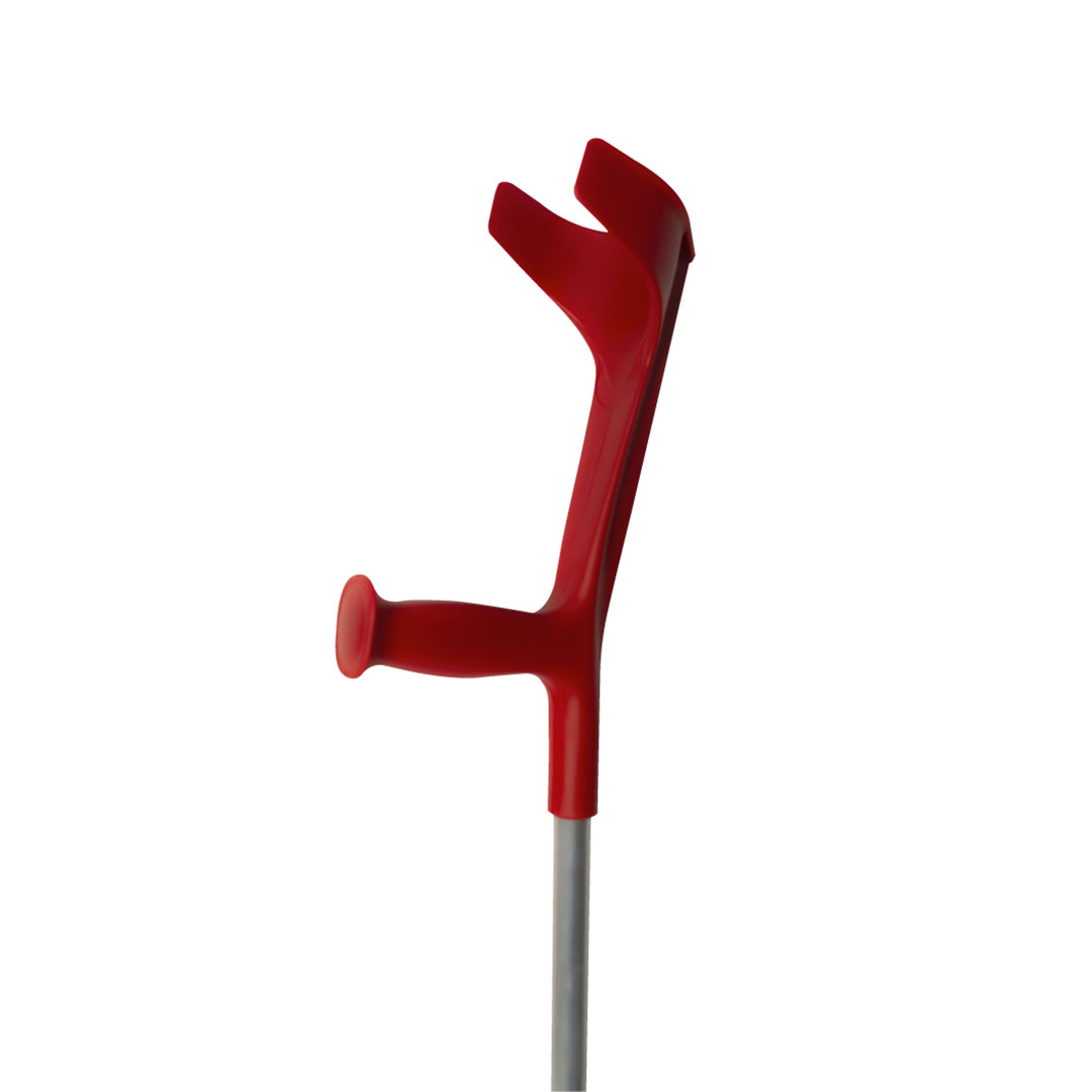 Adjustable aluminum red crutch English cane - Image 2
