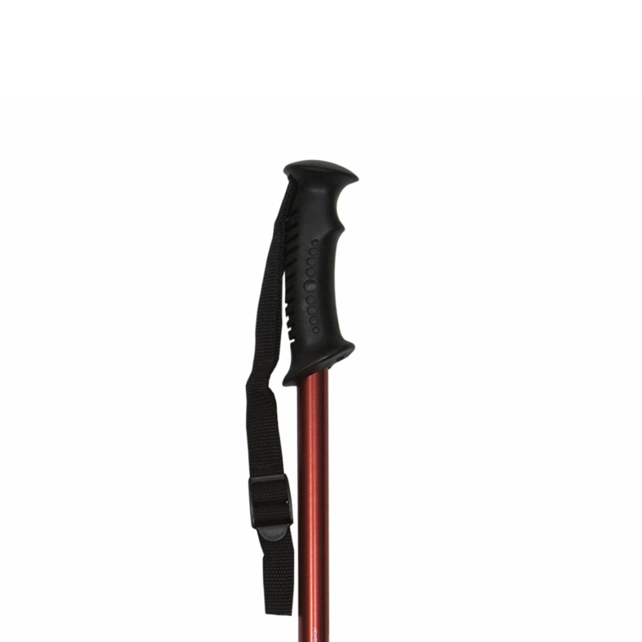 Bastón rojo para TREKKING y SENDERISMO - Imagen 2