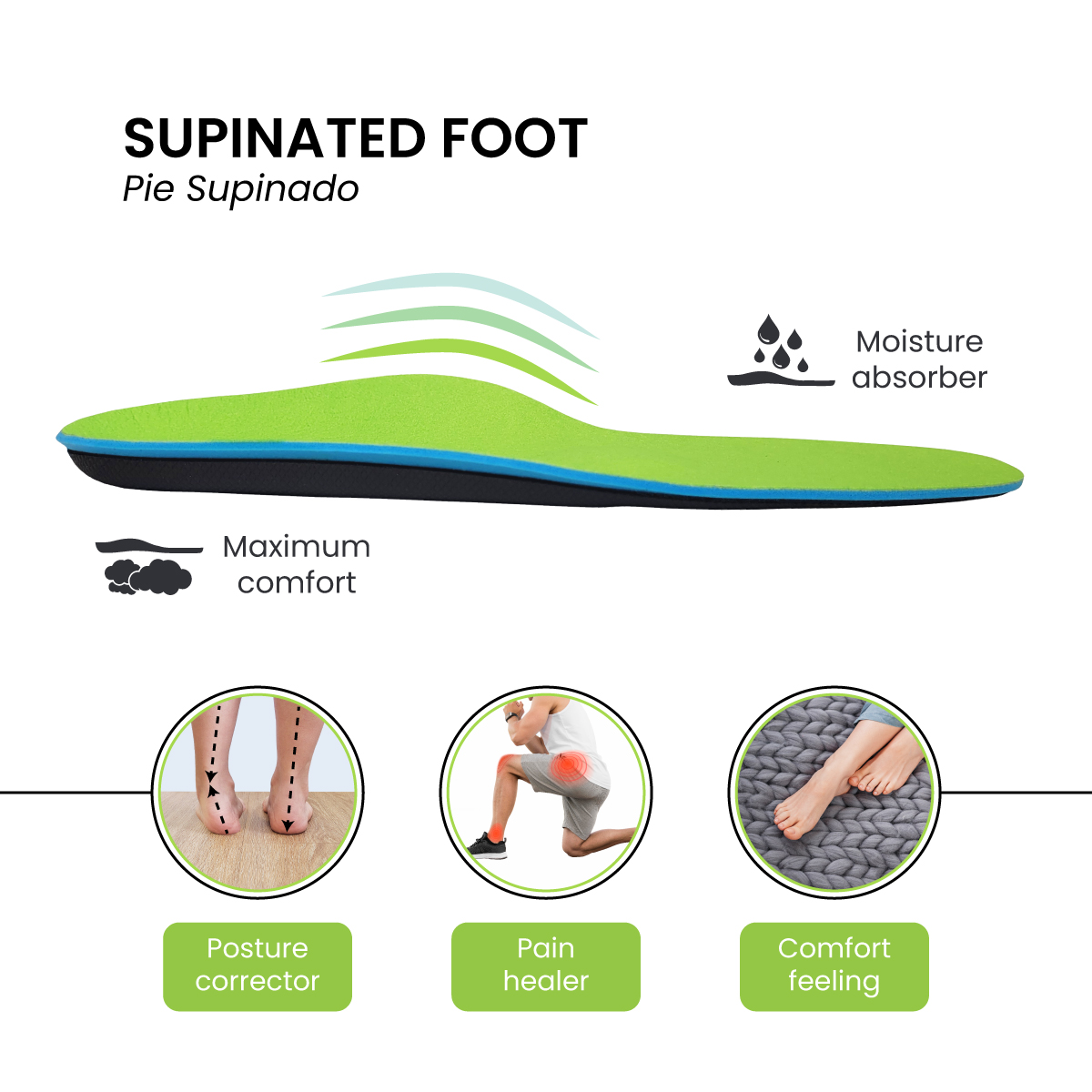 supinated foot insole - Image 3