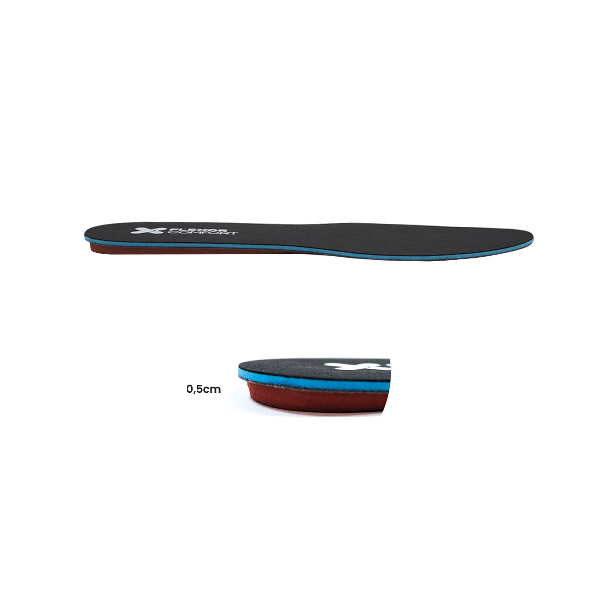 Left foot dysmetria insoles 05cm - Image 3