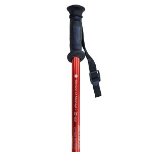 Technical shock-absorbing Trekking cane engraved "Camino de Santiago"