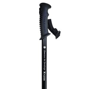 Technical shock-absorbing trekking cane engraved "Camino de Santiago"